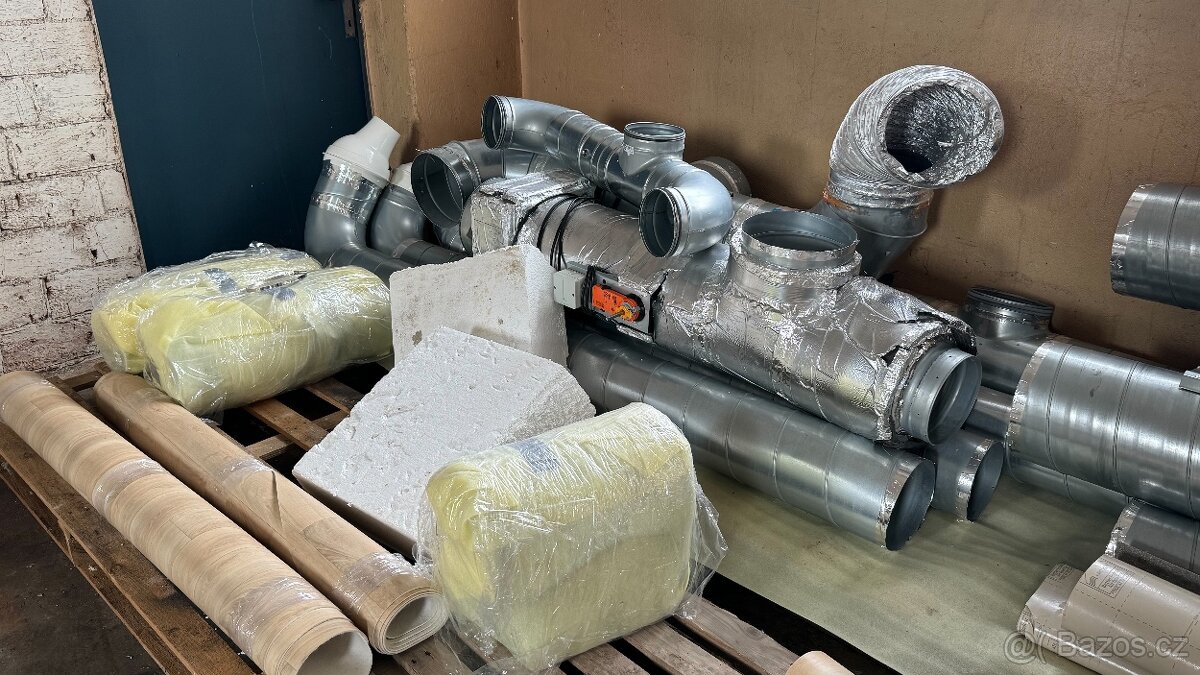 Prvky vzduchotechniky - ventilátor, topení, spiro, klapky - 2