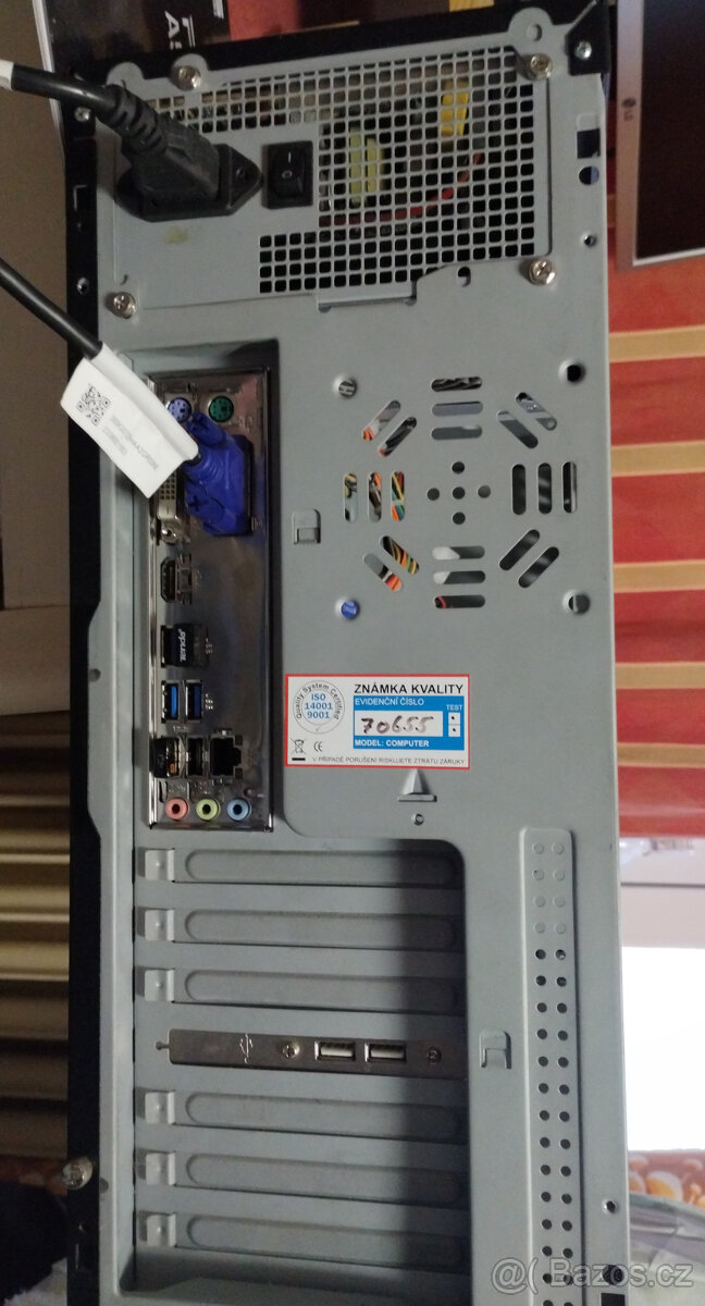 PC stolni i3-4170 8GB SSD-240GB LAN DVD case W10-11 - 2