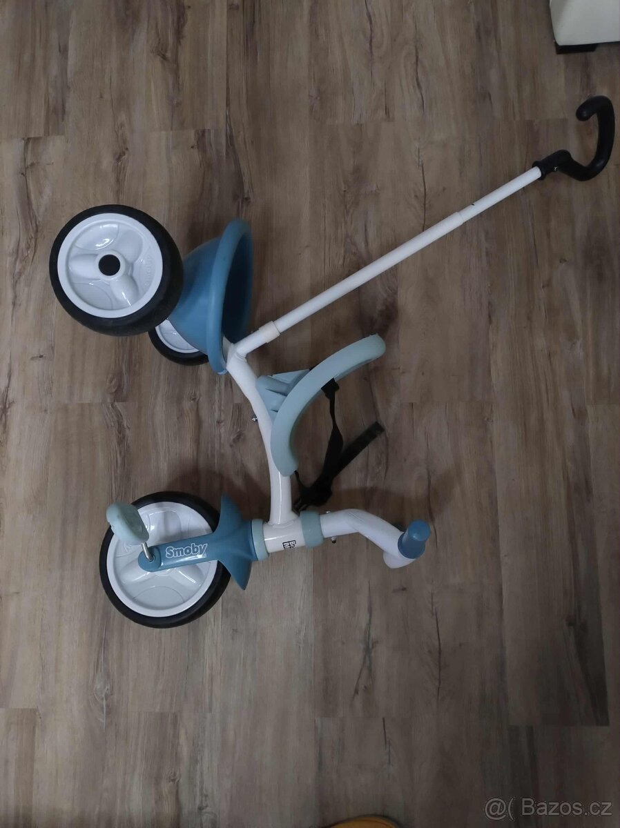 SMOBY 740331 Tříkolka BE MOVE s vodící tyčí, EVA kola, 15m+ - 2