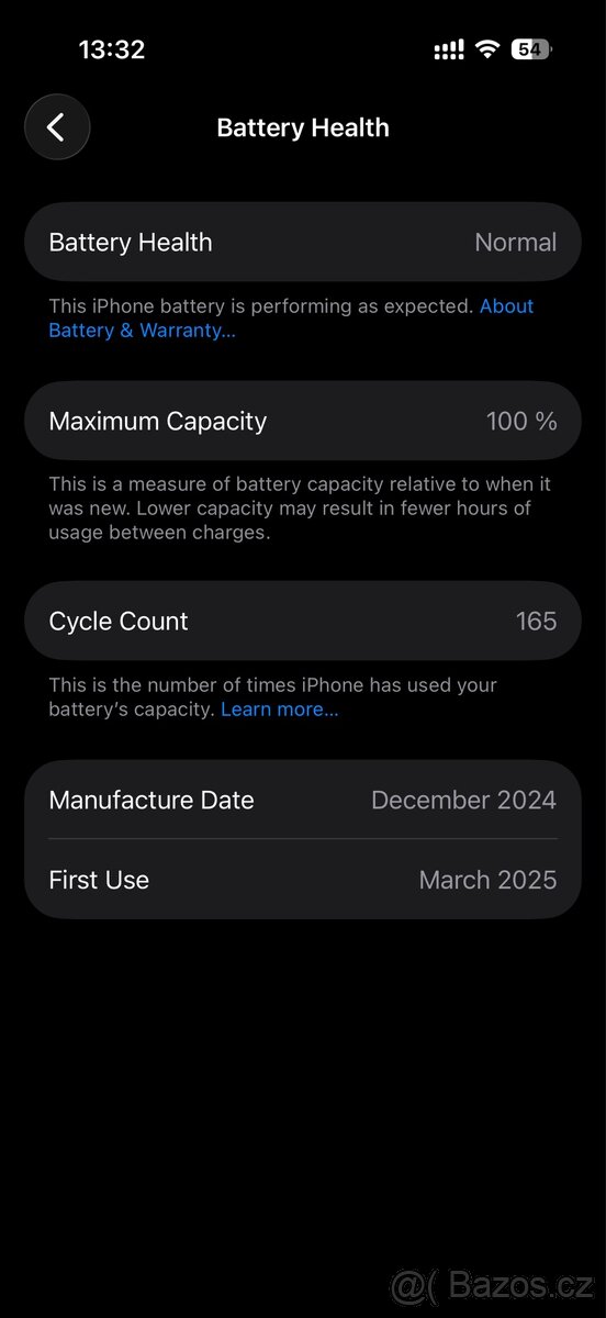 Apple iPhone 16 Pro 256GB 100% baterie ZARUKA - 2