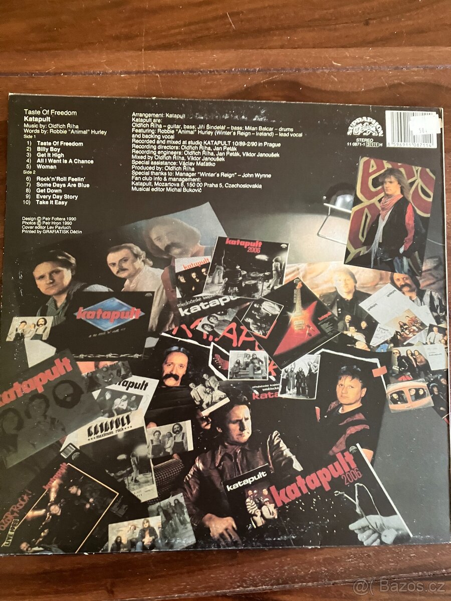 LP Katapult - Taste of Freedom (Supraphon 1991) - 2