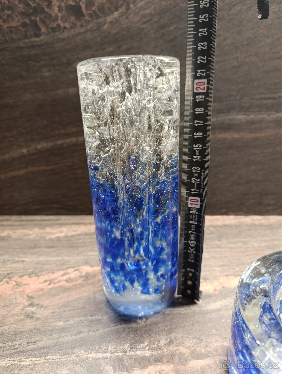 Váza hutní sklo ÚUŘ Praha sklárna Škrdlovice - 2