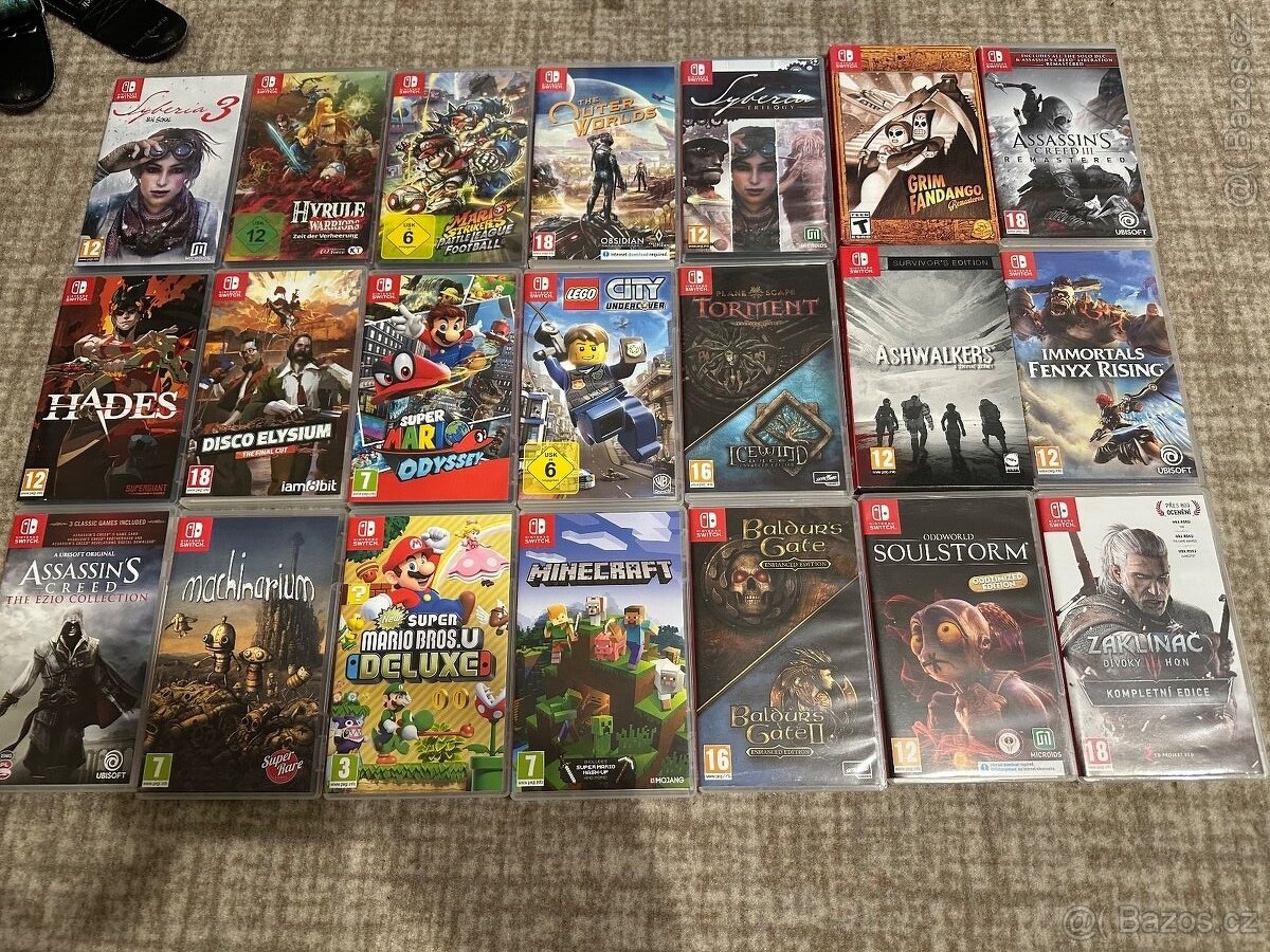 Nintendo Switch Hry Witcher, Mario, Zelda, Minecraft a další - 2