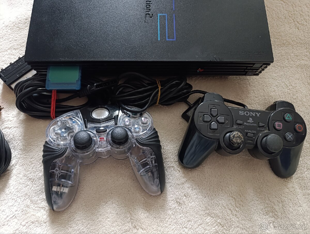 PS2 PlayStation 2 FAT + Hry - 2