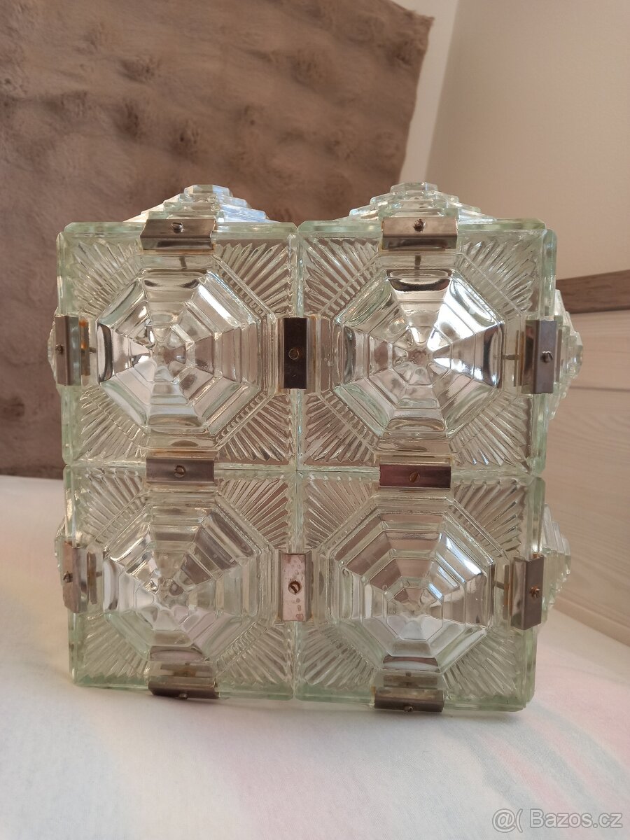 Lustr skleněný - retro - 2