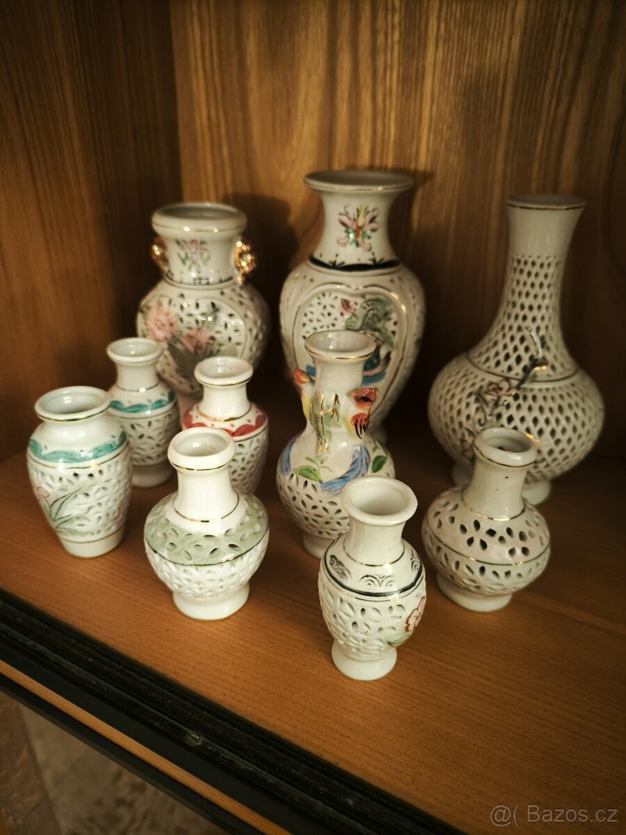 Sada čínských porcelánových váz - 2