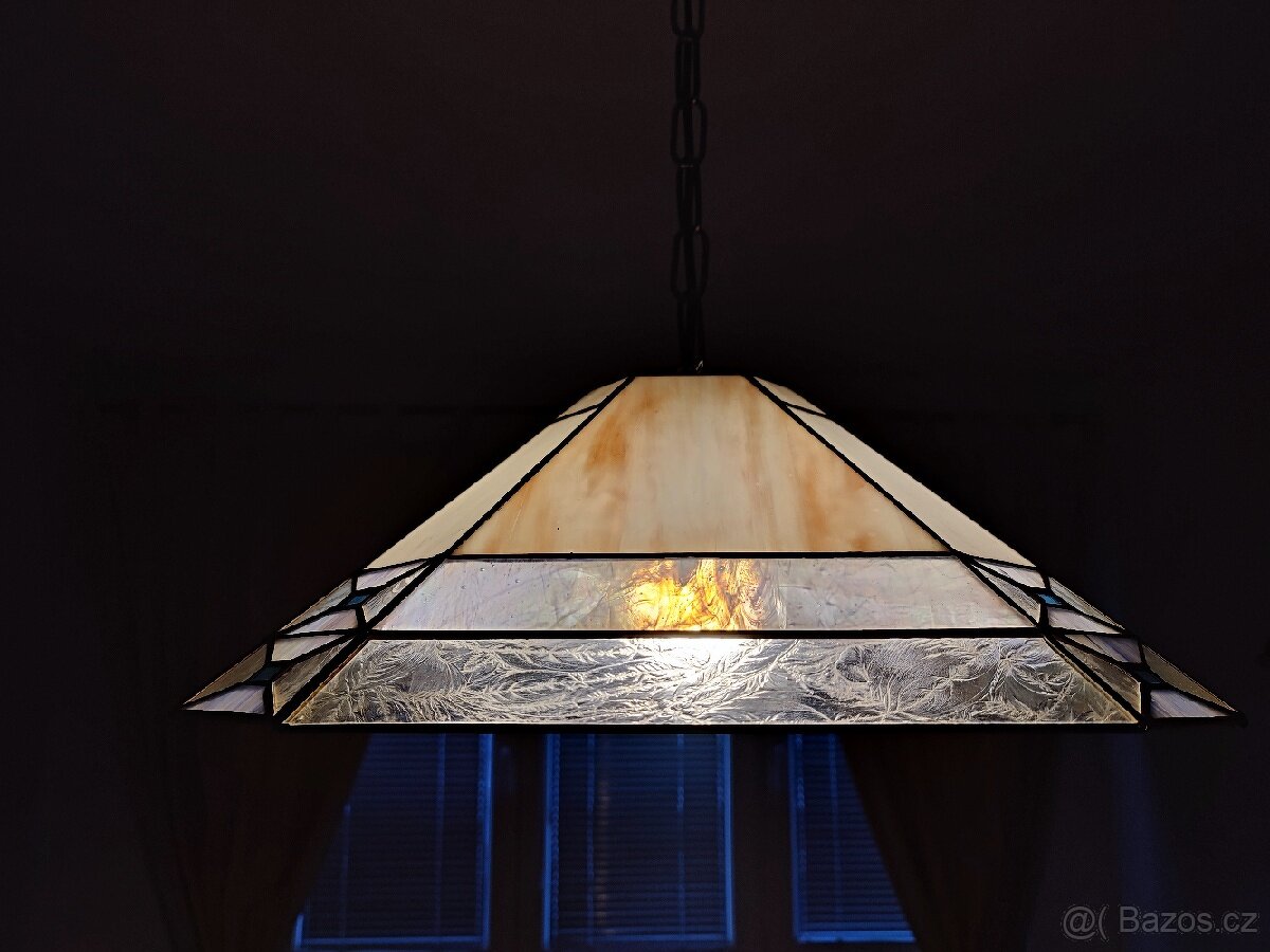STAROŽITNÝ LUSTR TIFFANY. - 2