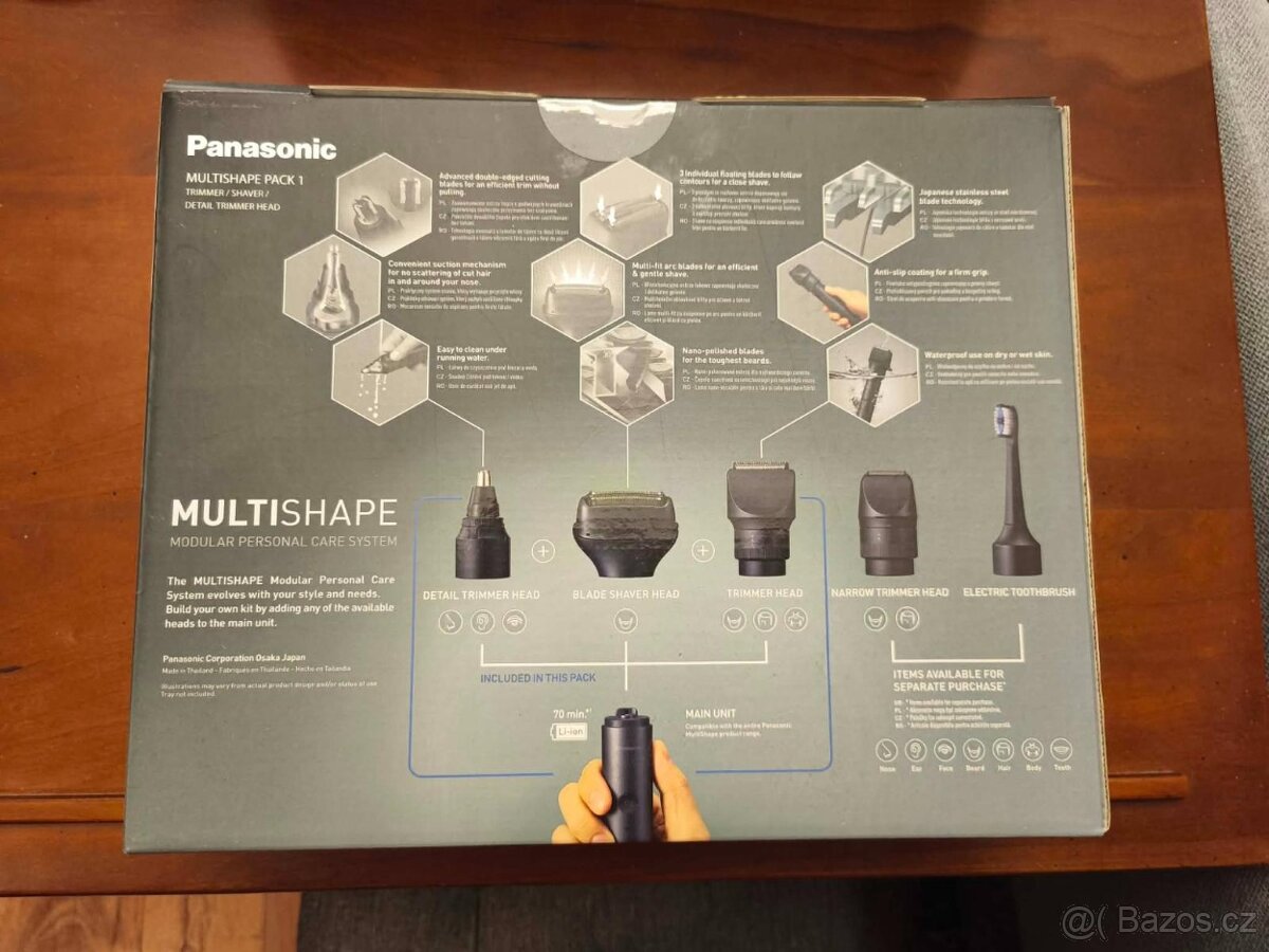 Holicí modulární osobní systém Panasonic MULTISHAPE - 2