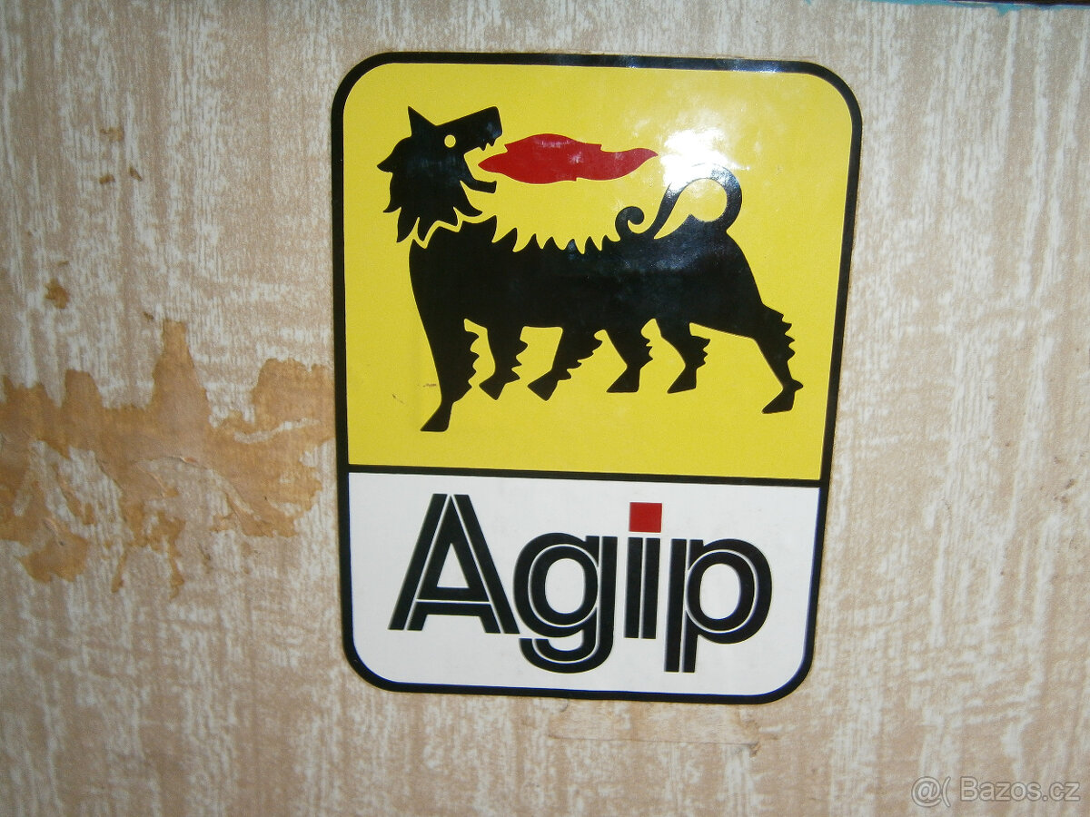 samolepka AGIP, samolepky - 2