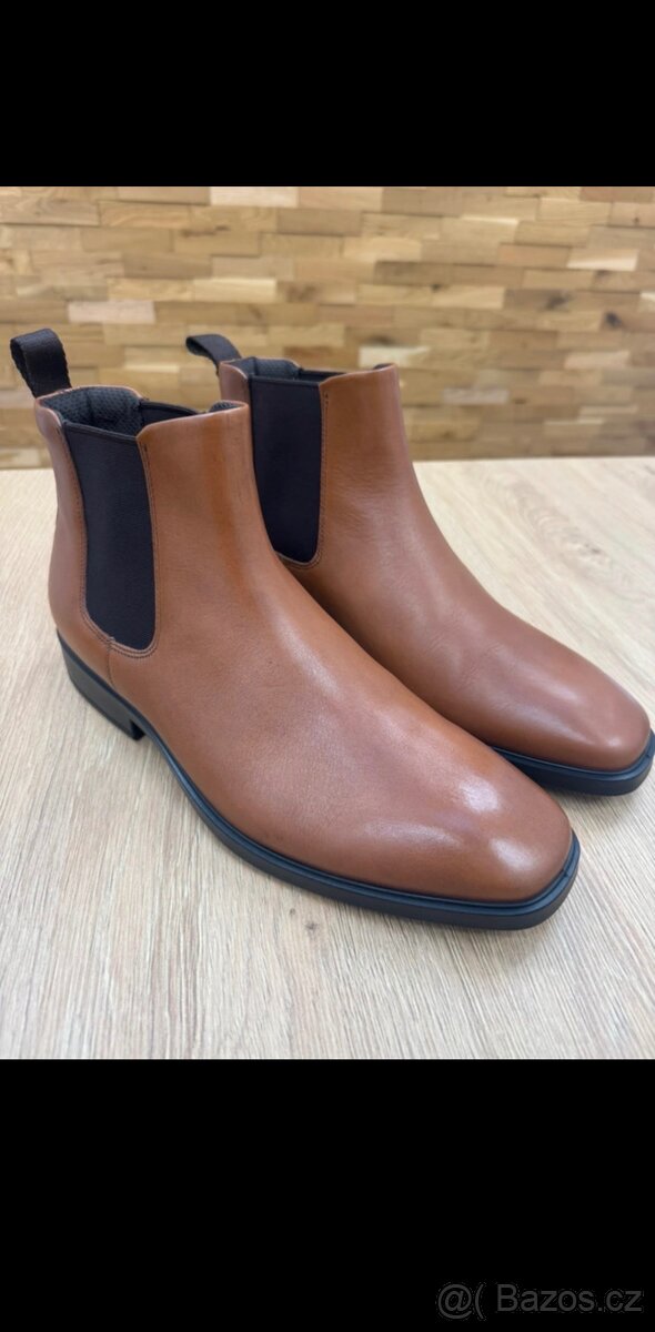 Pánské kožené boty ECCO - 2