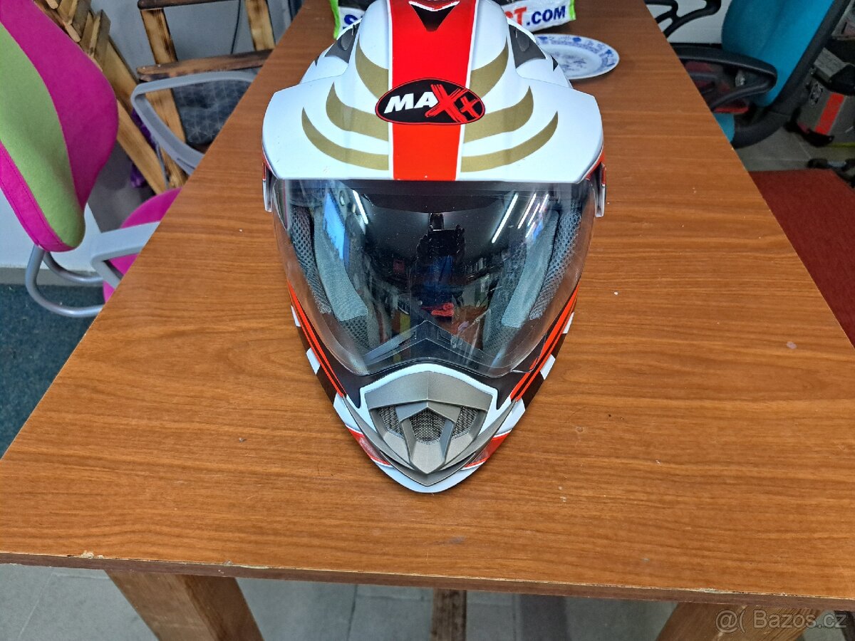 Enduro prilba s plexi vel.M - 2