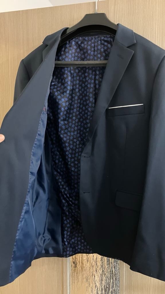 Pánský oblek - tmavě modrý - 2