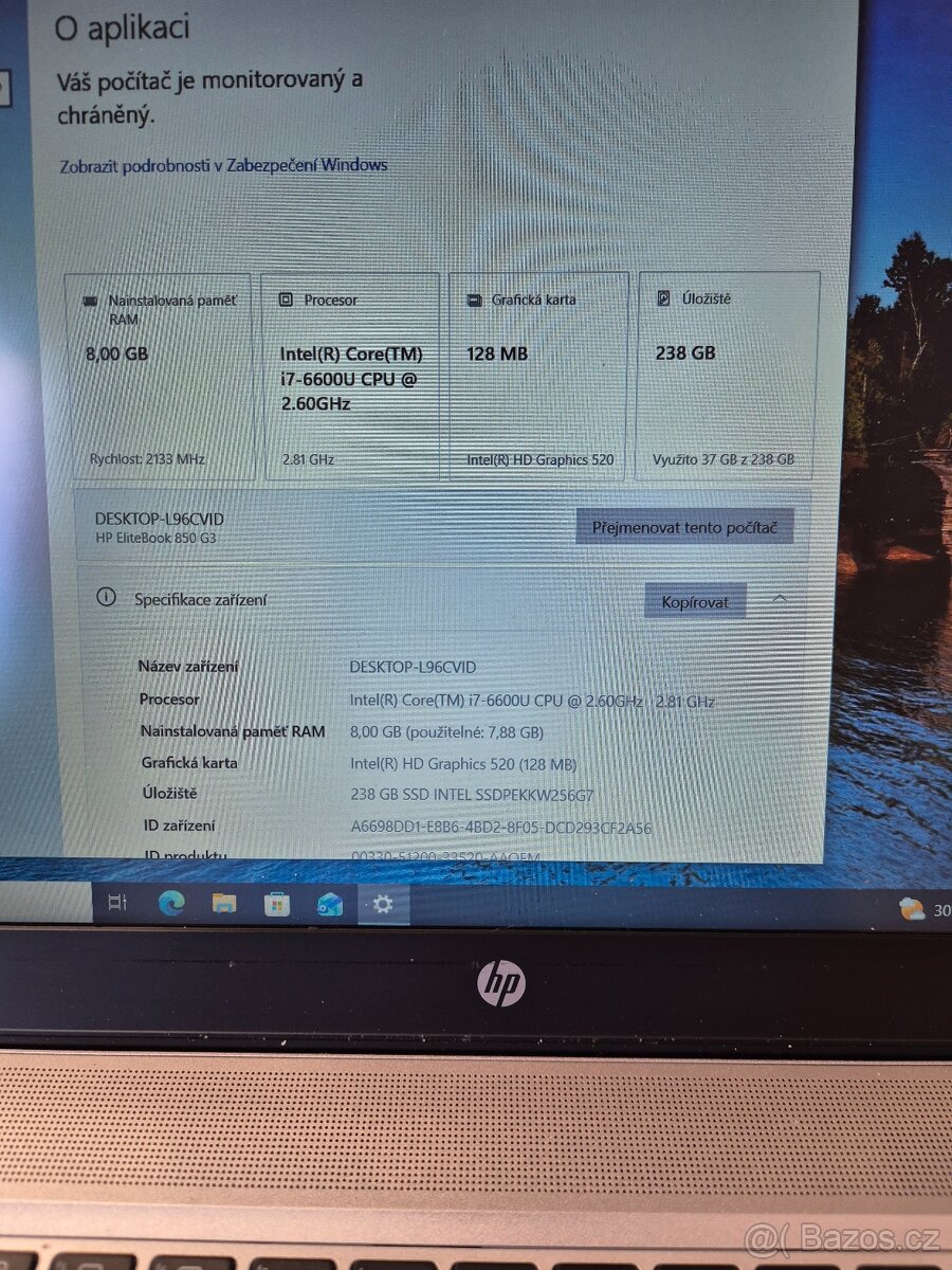 Notebook HP Elitebook 850 G3 - 2