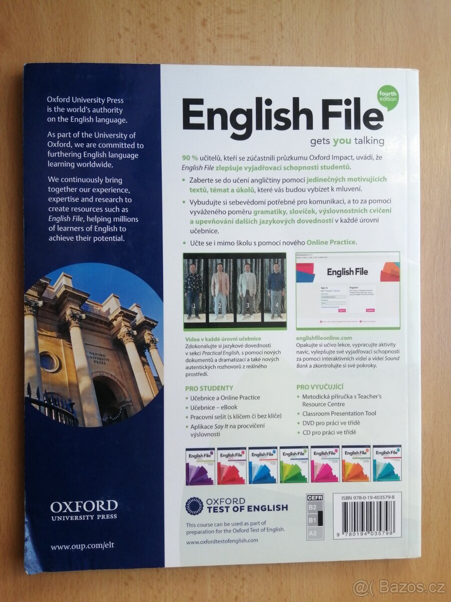 English File Intermediate učebnice + WB 4th ed. - 2
