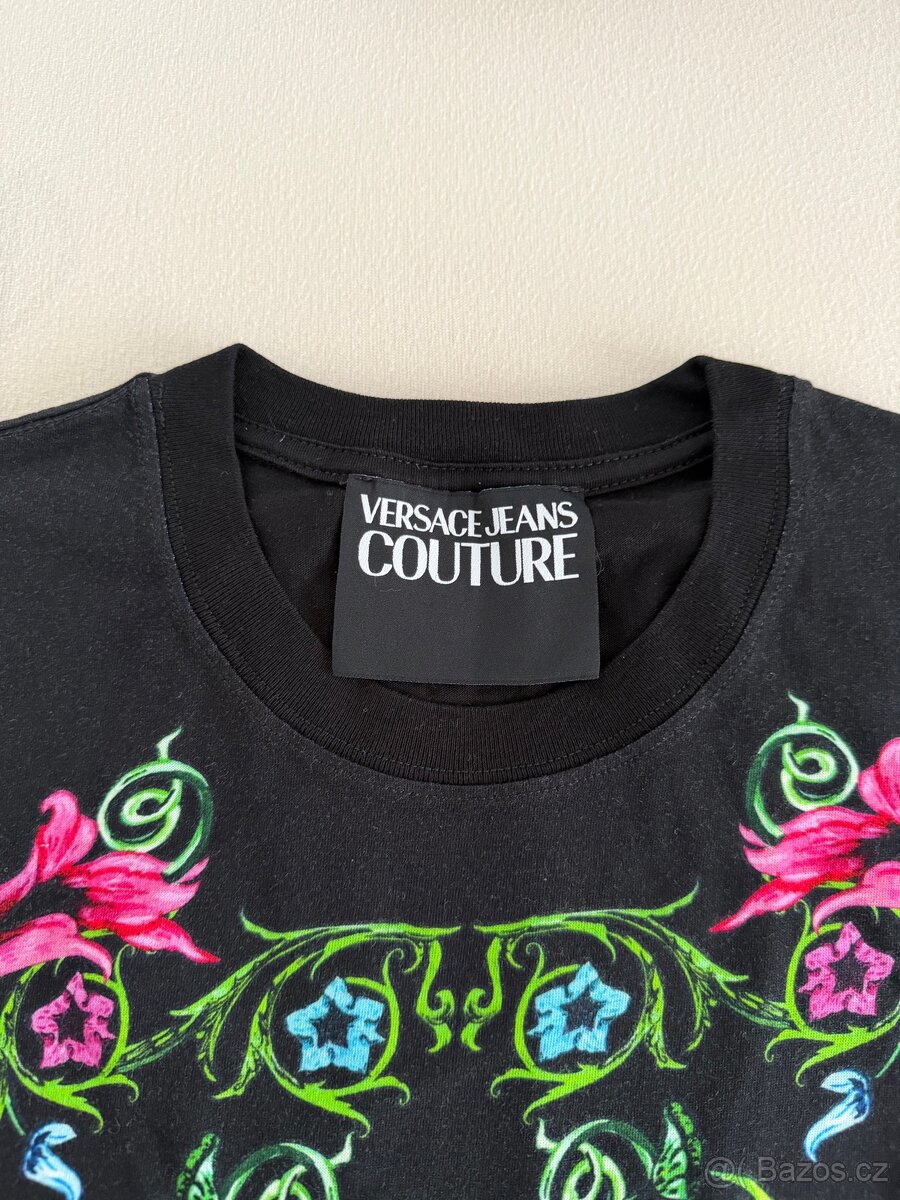 Tričko Versace Jeans Couture - černá/barevná (S) - 2
