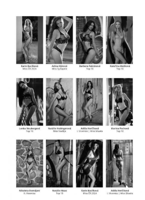 Kalendář Miss České republiky 2025 - 2