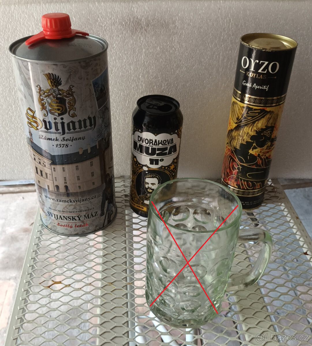 štamprlata , plechovky od alkoholu , hrnky - 2