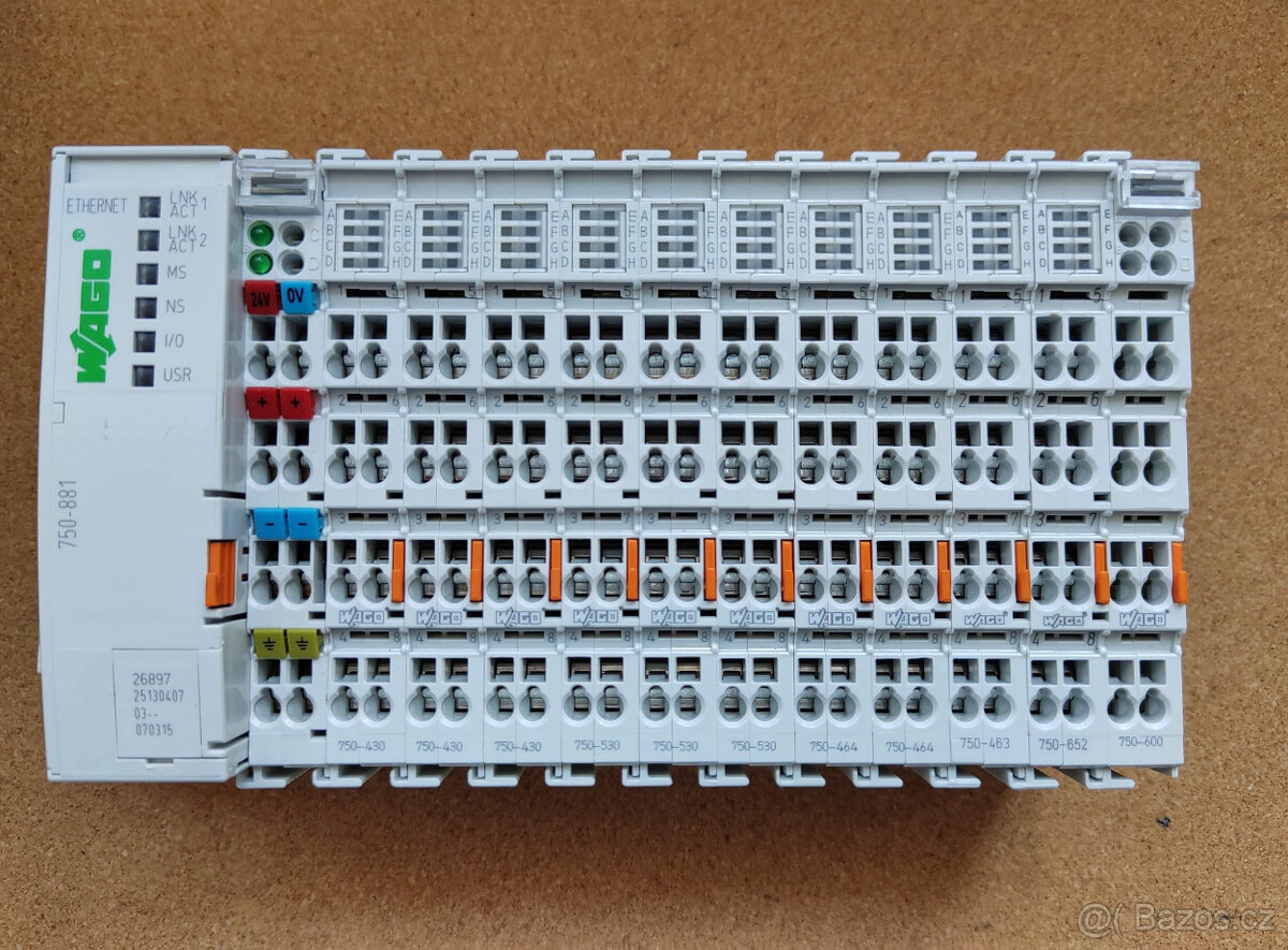 PLC + I/O karty WAGO - 2