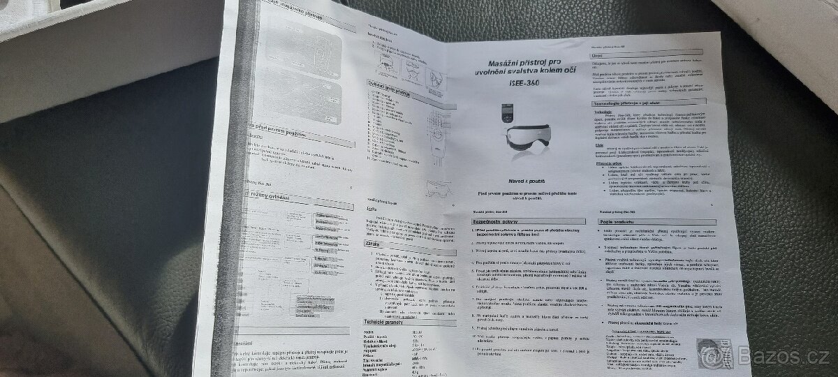 NOVÉ Masážní brýle iSee360 - 2