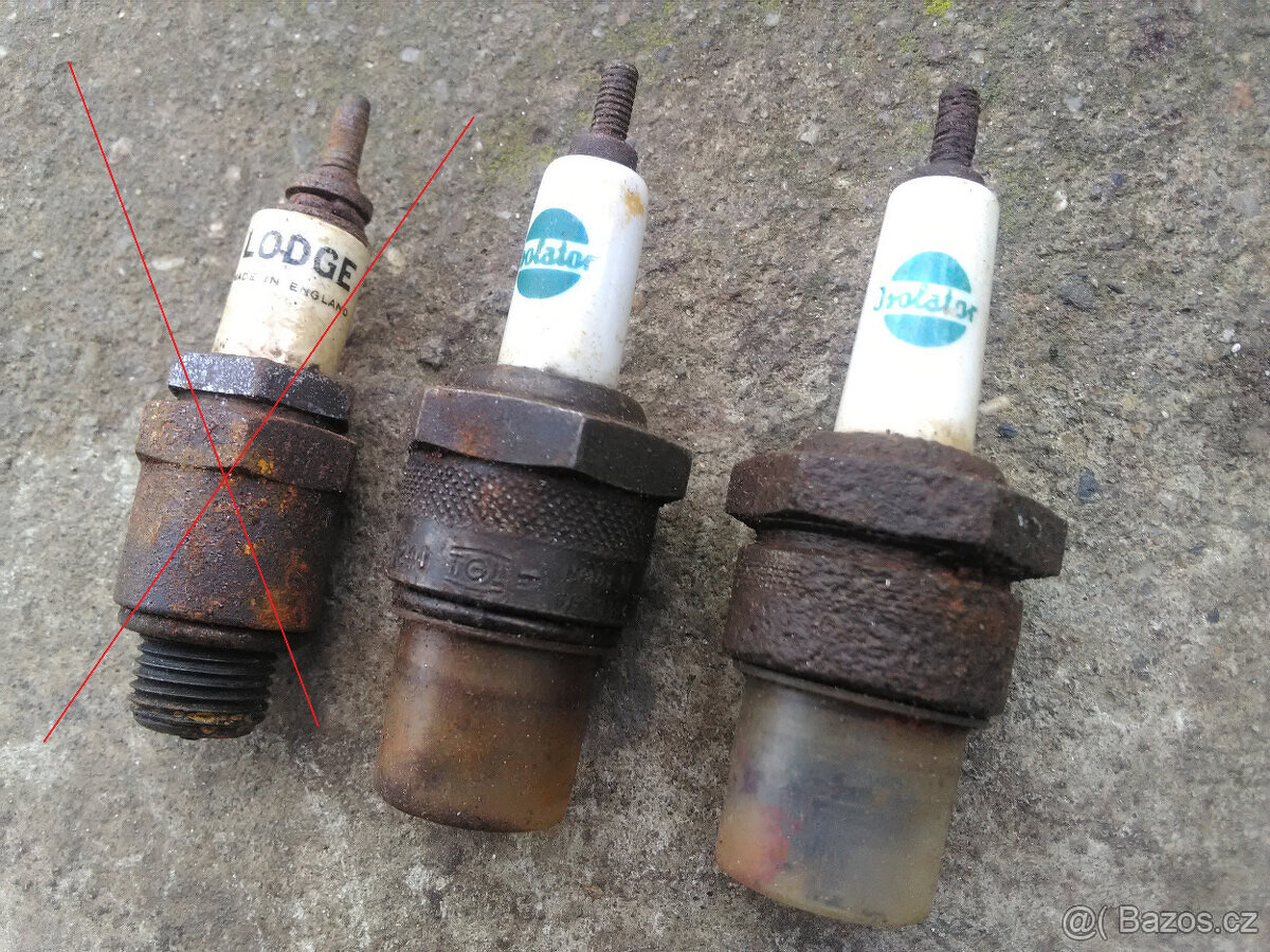 Historické zapalovací svíčky - 2