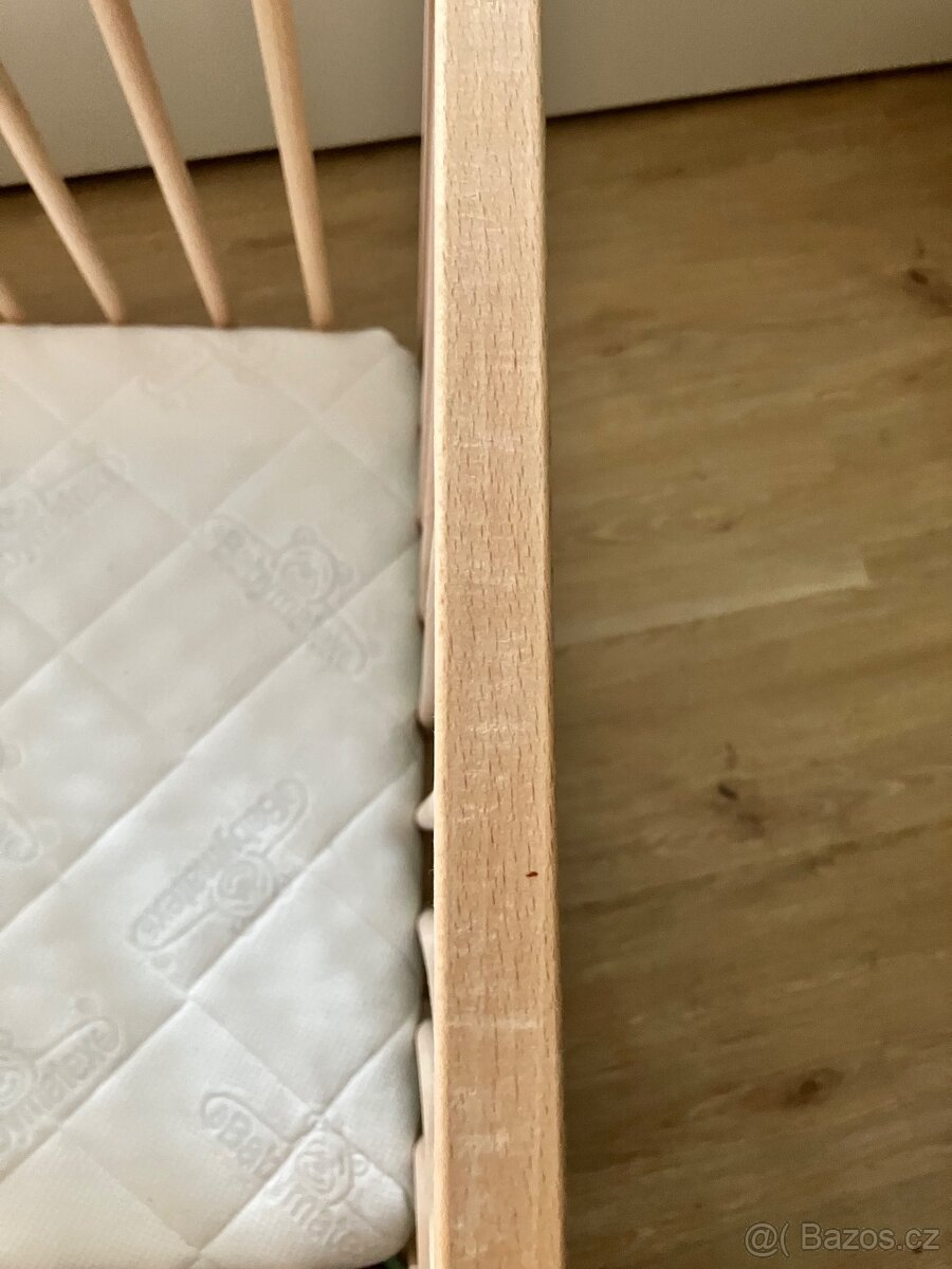 Dětská postýlka SNIGLAR s matrací - 2