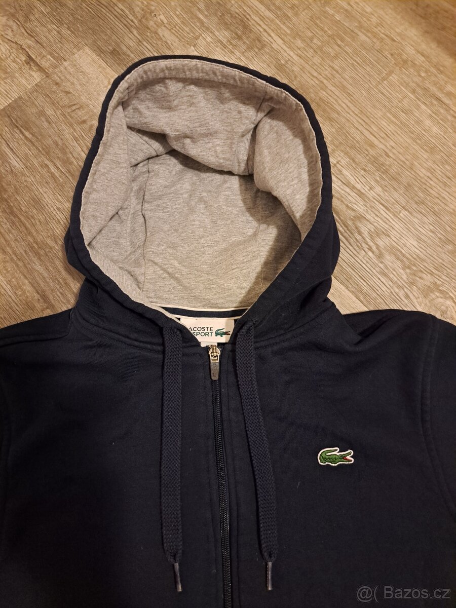Pánská mikina Lacoste na zip - vel.S - 2