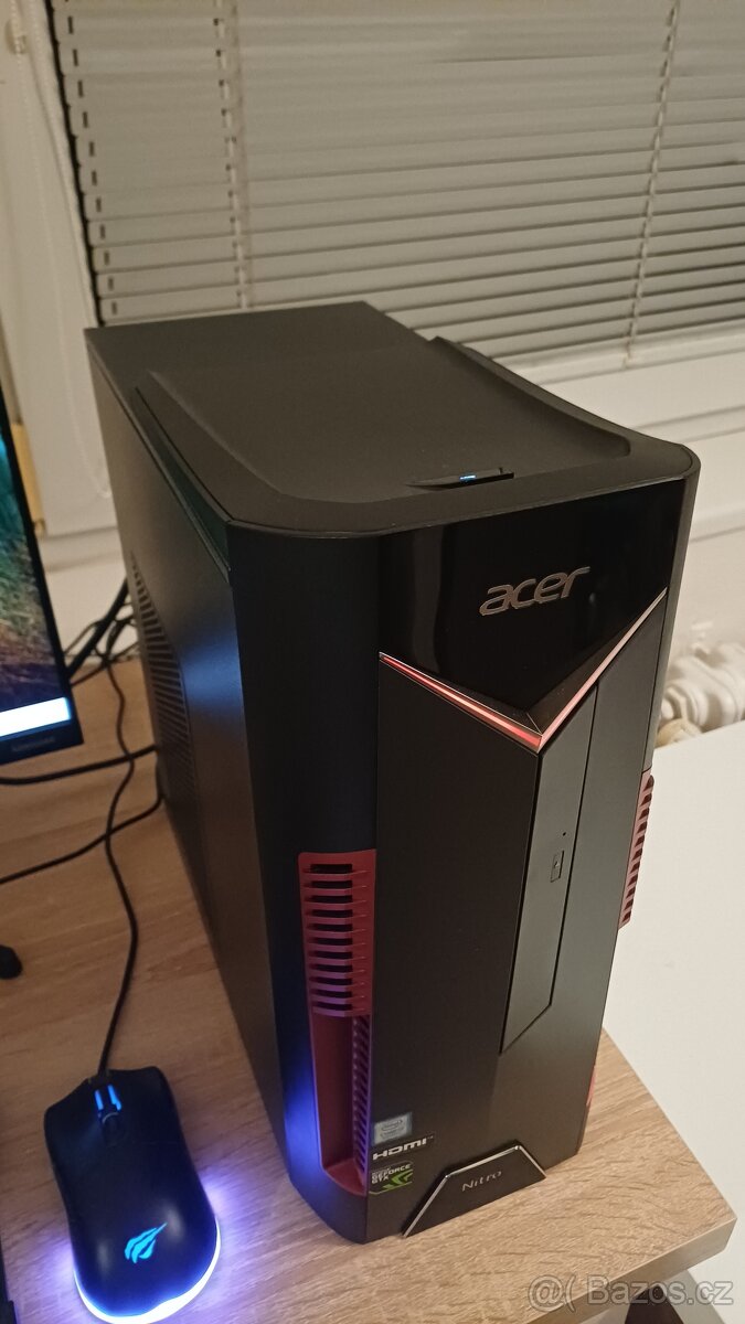Herní PC Acer Nitro N50-600 - i7, GTX 1660ti, záruka - 2