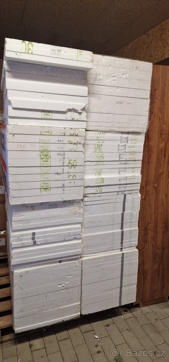 Prodám polystyren fasádní 5cm - 2