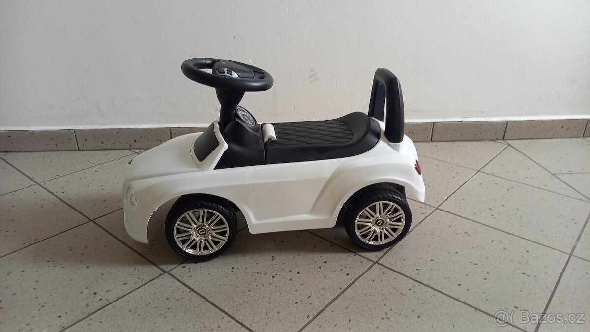 Dětské autíčko BENTLEY - bílá - 2