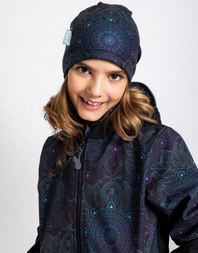 ☘️ SOFTSHELLOVÝ KABÁT Unuo MANDALA s fleecem vel. 128/134 - 2