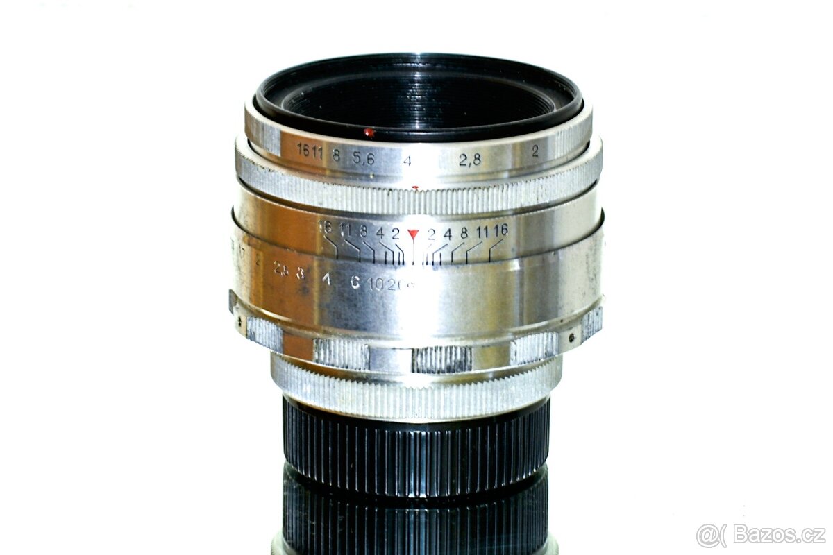 Helios 44 CHROME 2/58mm AZBUKA M39/M42 TOP STAV - 2