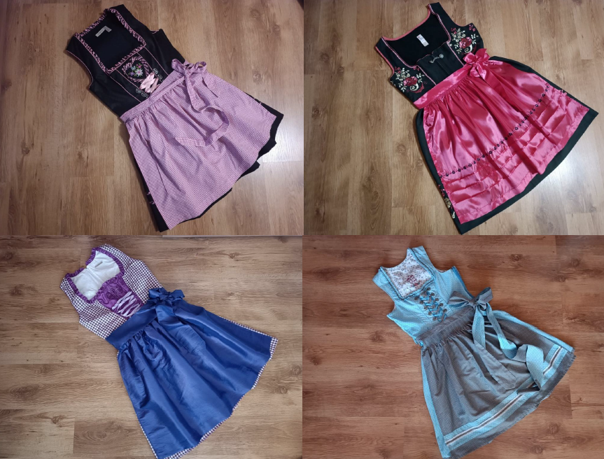 Bavorský kroj veľk. 34-48 DIRNDL - 2