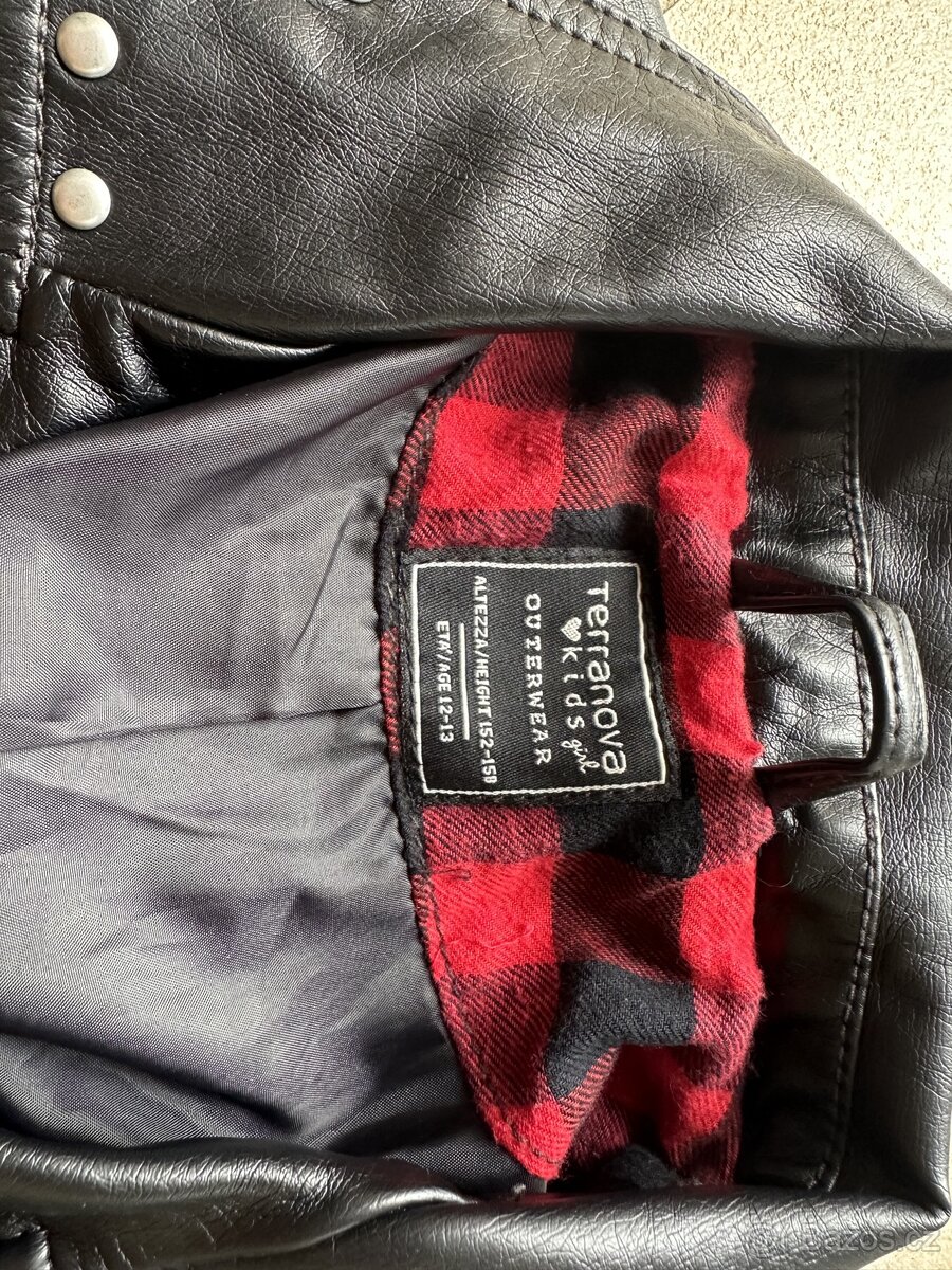 Kožená bunda 152 -158 - 2