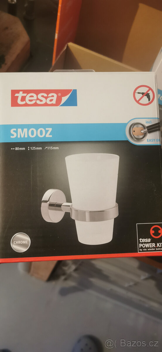 Držáky kelímků a dávkovač mýdla tesa Smooz - 2