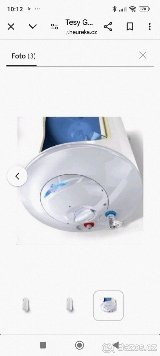 Elektrický ohřívač vody Tesy - 2