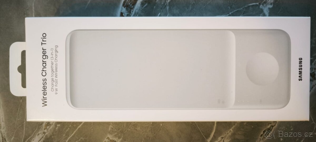 Samsung bezdrátová nabíječka Trio EP-P6300 bílá - 2