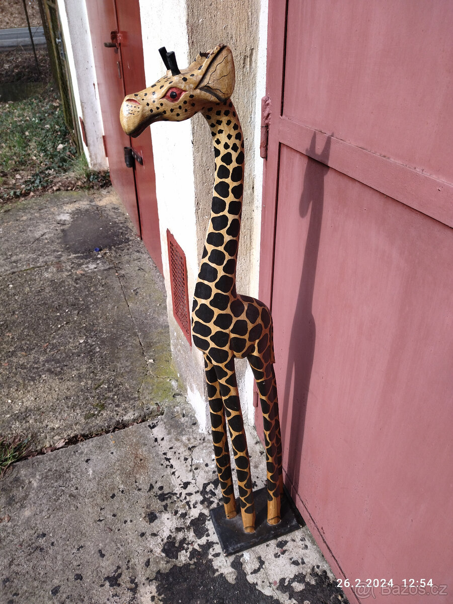 Žírafa dekorativní 123 cm. - 2