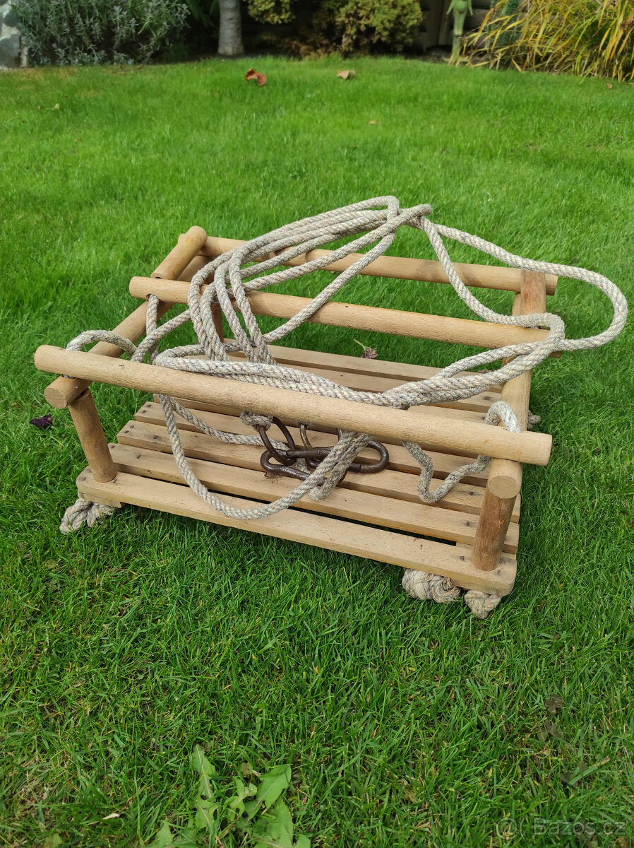 Dětská dřevěná houpačka - 2