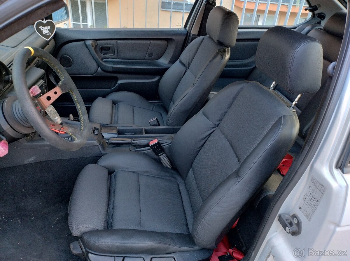 BMW e36 sportsitz polokožené sedačky - 2