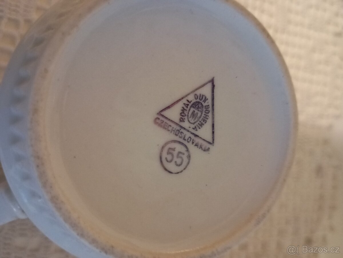 Retro hrnek Czechoslovakia,. - 2