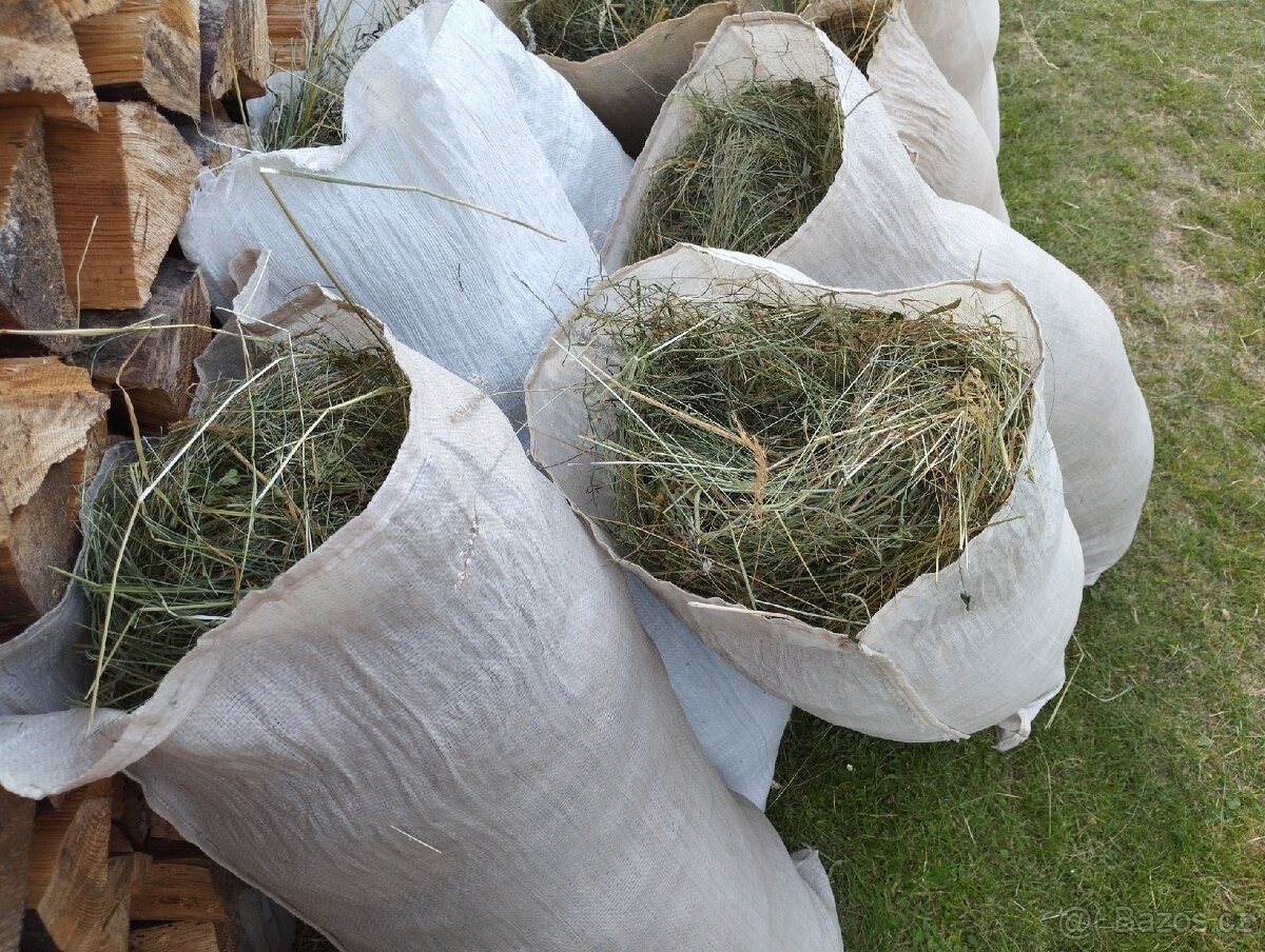 Seno, ručně sušené, pytlované - 2