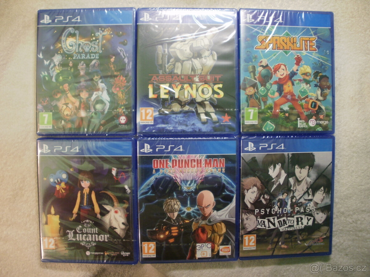 Hry na Playstation 4 - Ps 4 - Nové - Ceny v textu - 2