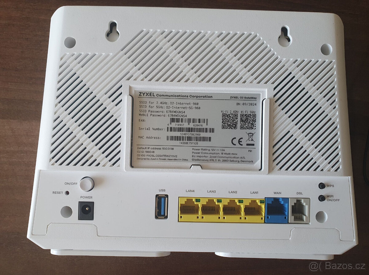 Modem Zyxel O2 Gateway - 2
