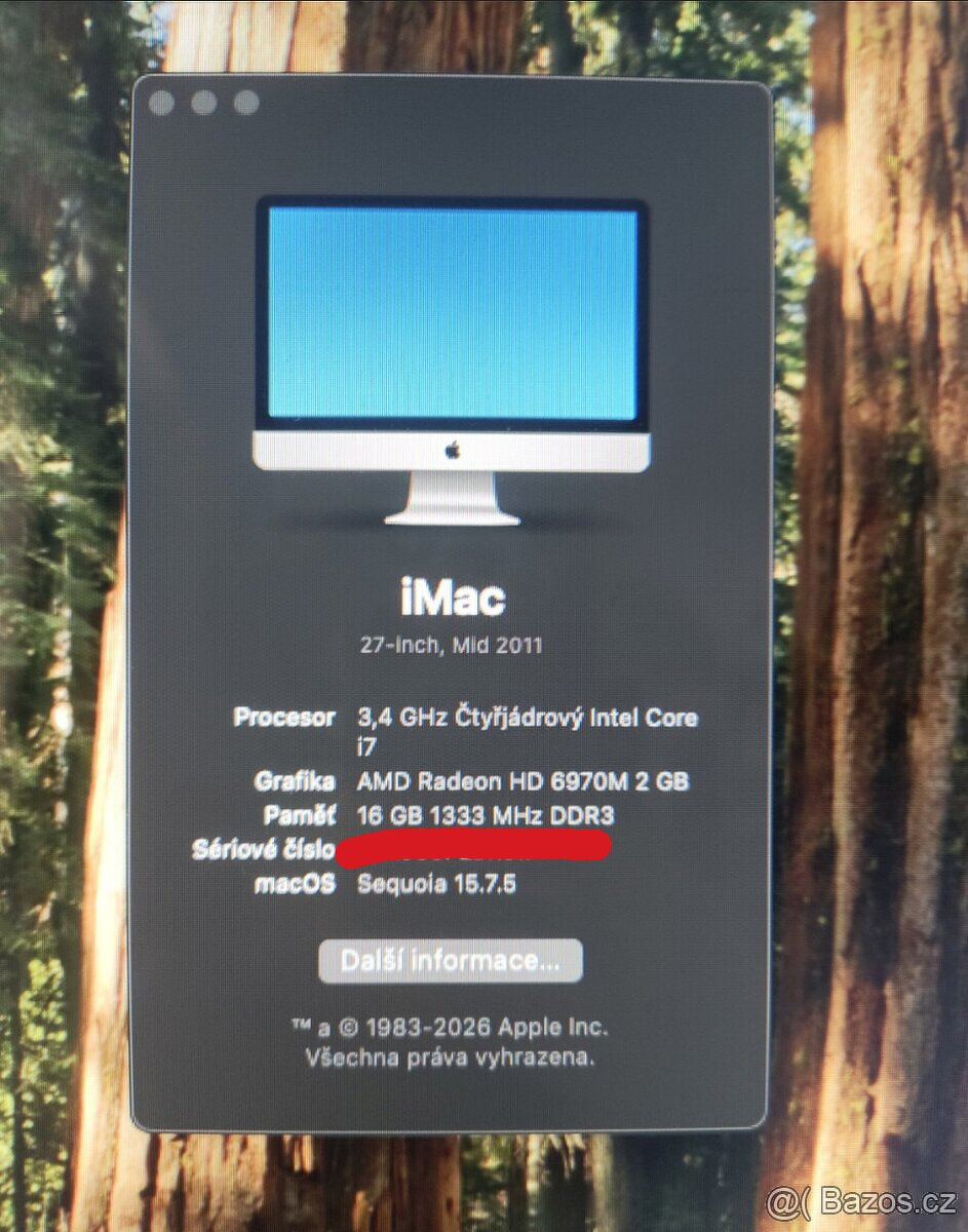 Apple iMac 27" Mid-2011 s SSD - 2