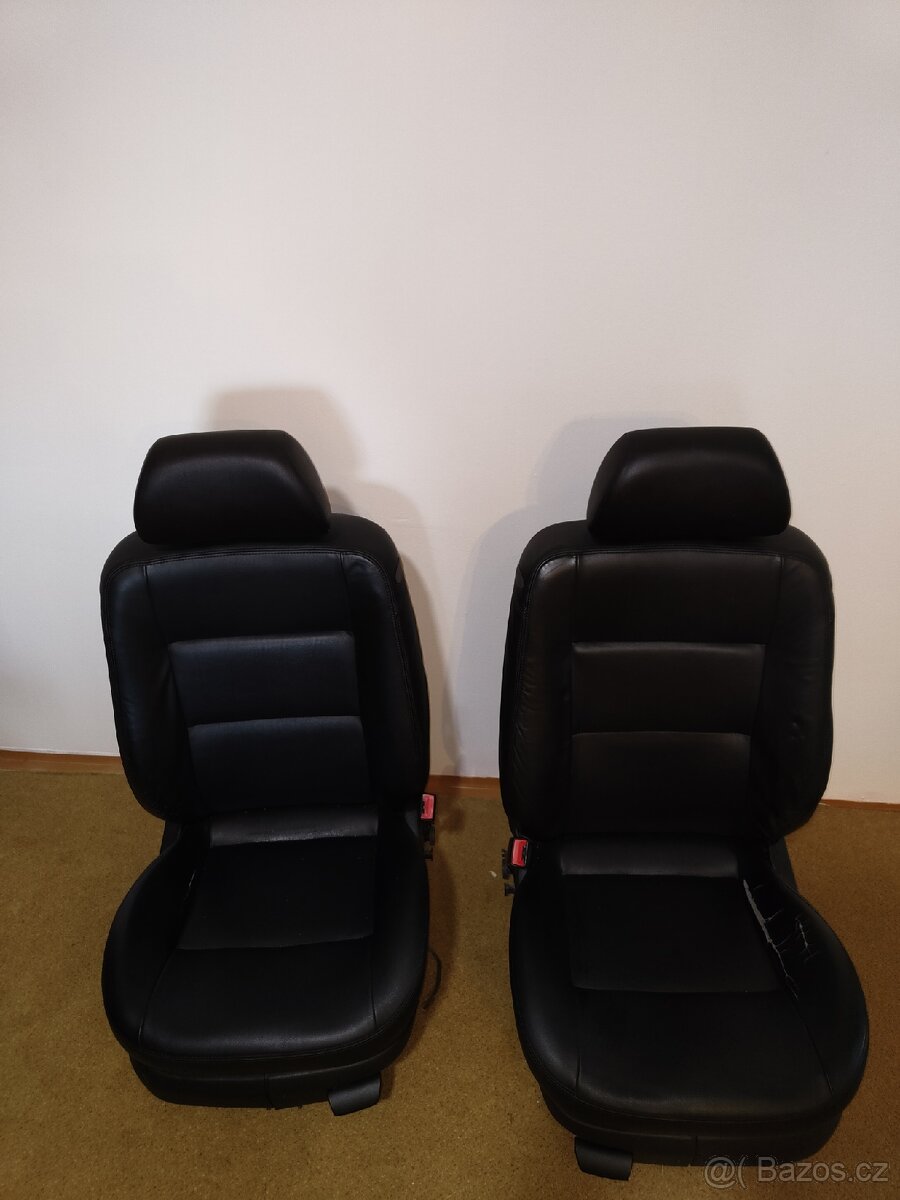 Sedačky passat b5.5 s dětským podsedákem kožené - 2