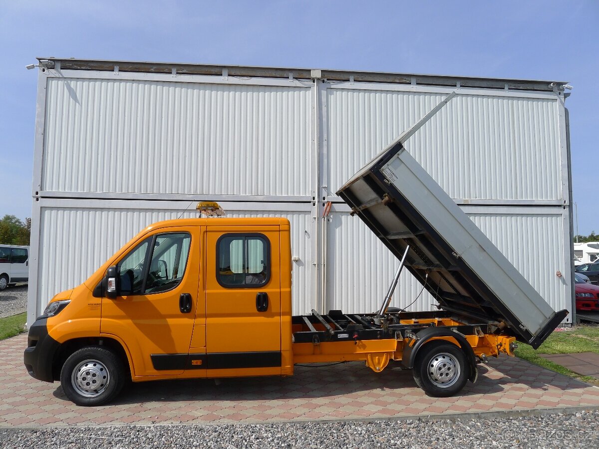 Peugeot Boxer, 2,2 HDI 7Míst třístranný sklápěč + klima - 2