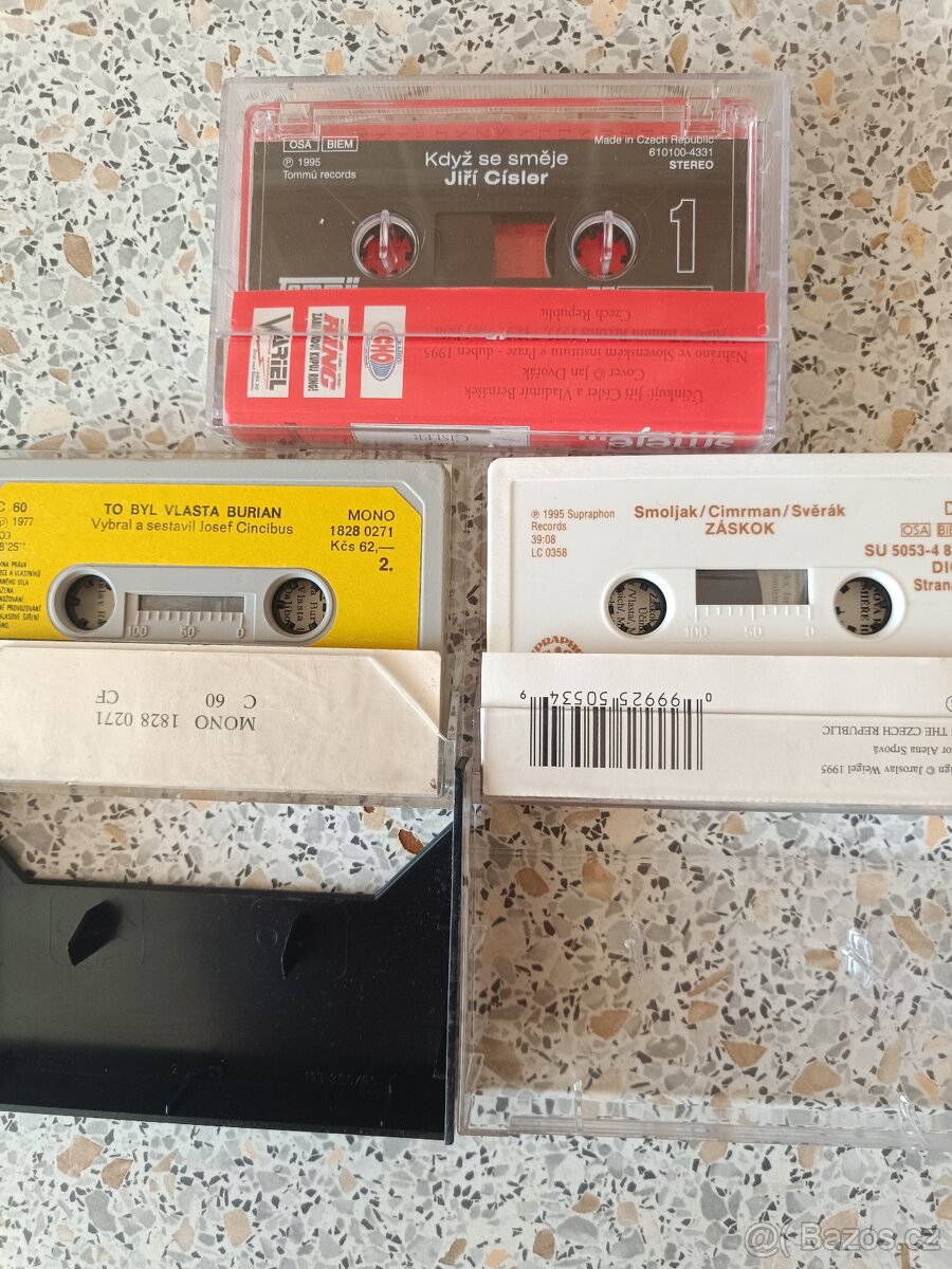 Prodám 3x raritní MC kazety (CIMRMAN, CÍSLER, BURIAN) - 2
