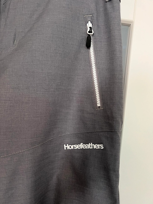 Šedé snowboardové kalhoty Horsefeathers Avril - 2