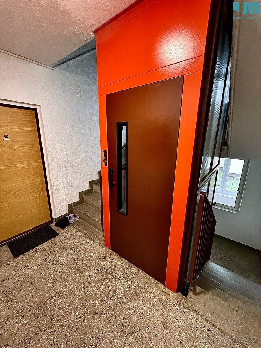 Pronájem bytu 1+1 43m² - podlahové plochy v Třebíči - 2