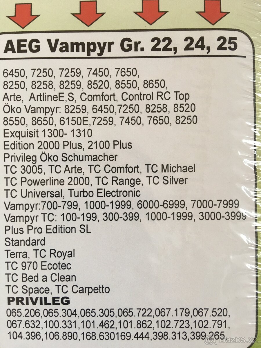 velkokapacitní sáčky do vysavače aeg a privileg - 2